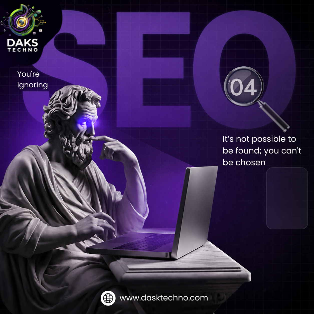 DAKS Techno SEO campaign graphic